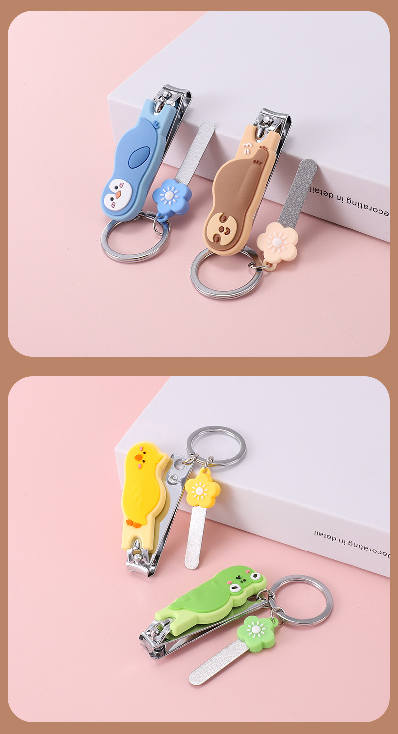 创意立体动物指甲钳卡通不锈钢指甲刀居家学生宿舍可爱美甲工具详情5