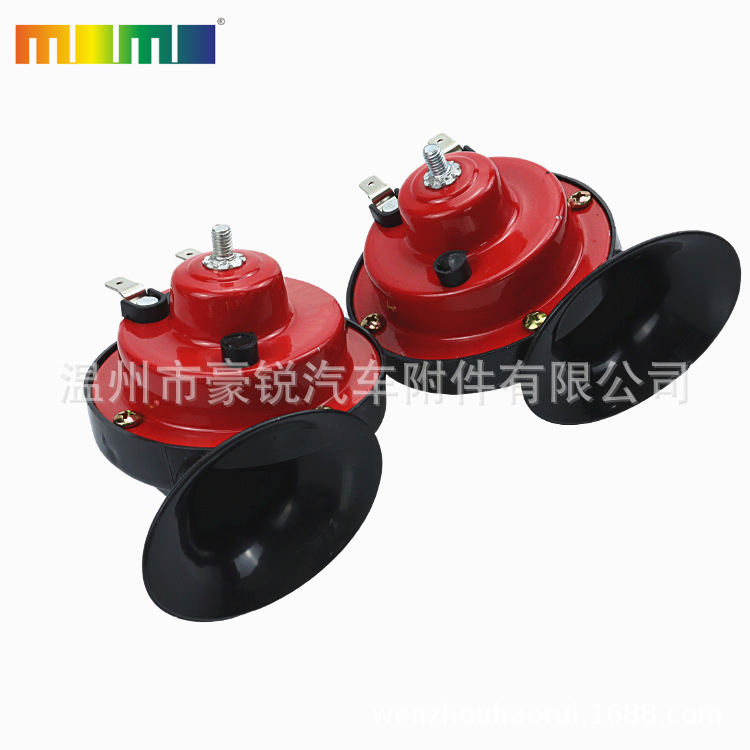Export wholesale car snail horn 12V/24V motorcycle high and low frequency horn waterproof electric horn pic 9