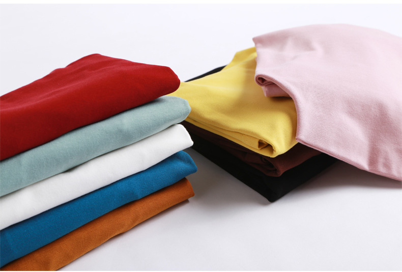 纯棉打底衫女半高领长袖t恤中领洋气内搭黑色秋衣2022春秋季新款详情7