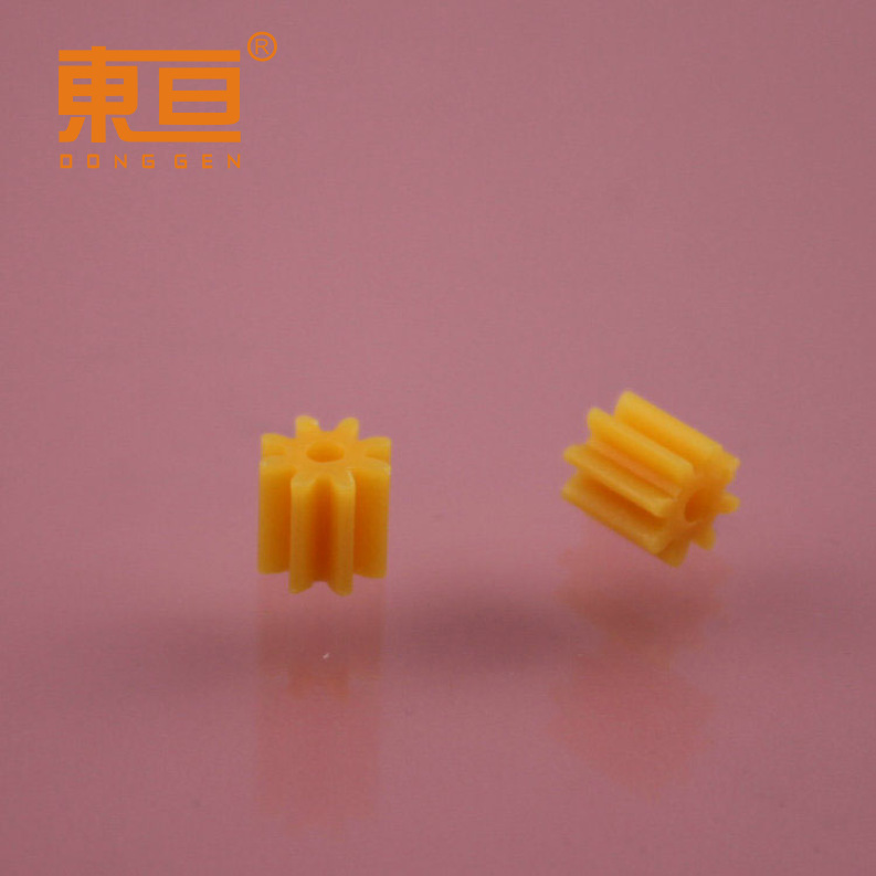 81.4A naranja rojo cuatro accionamientos de dientes rectos engranajes de plástico cuatro ejes de transmisión de cuatro accionamientos pic 6