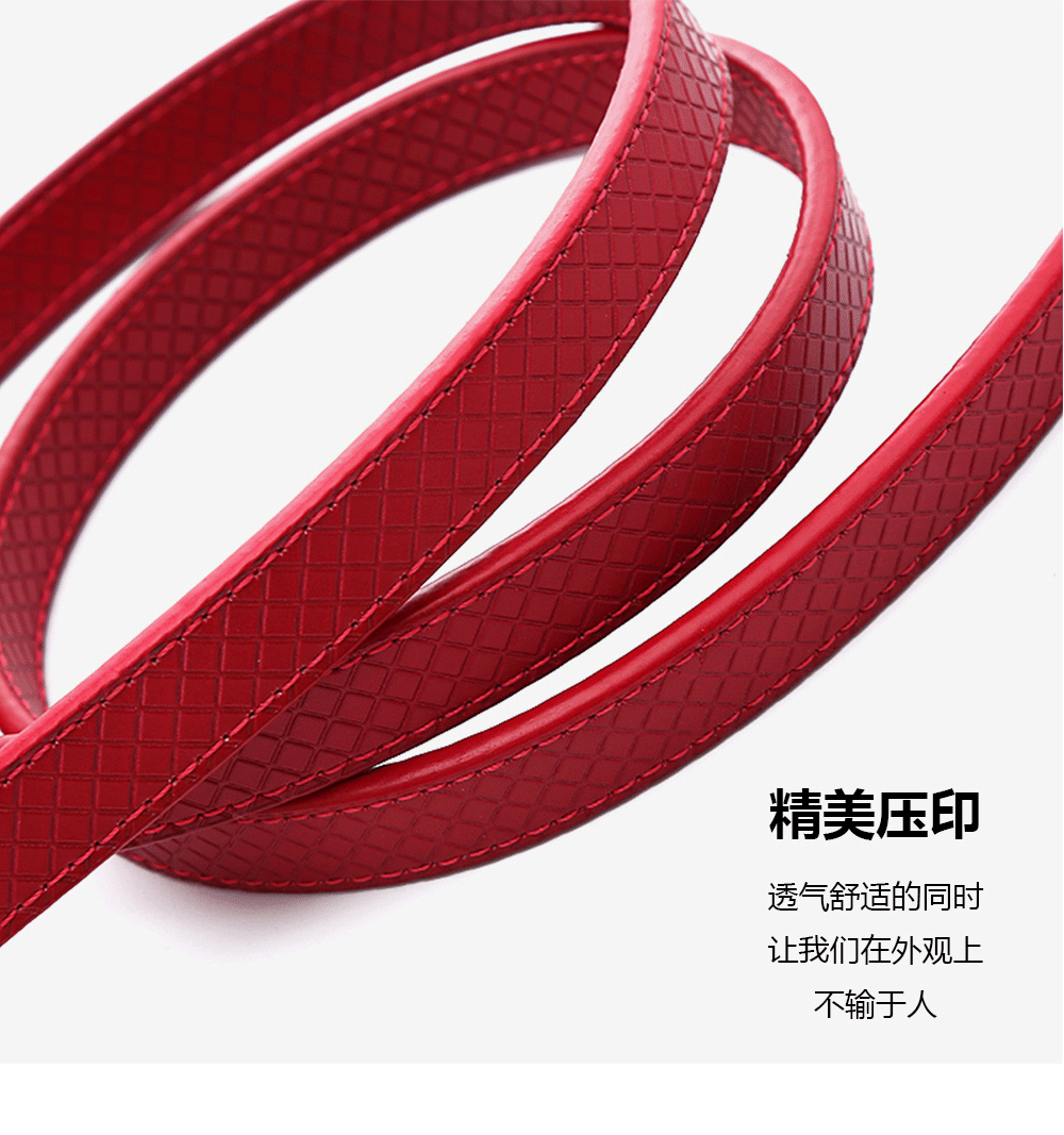 Wholesale in stock with stable supply of two-layer leather dog collars, three-color pet dog neck covers, tactical collars and pet supplies pic 12