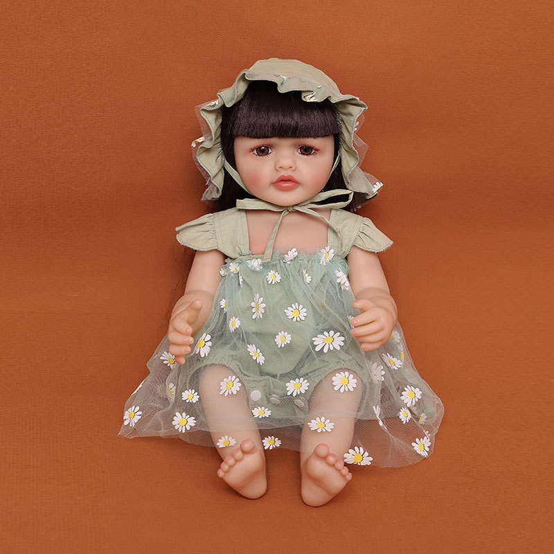仿真重生娃娃洋娃玩具儿童婴儿宝宝女孩睡眠软胶换装公主跨镜出口详情7