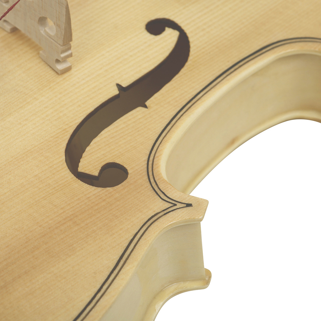 Hand-patterned spruce solid wood violin for students, children, beginners, adults playing tiger-patterned violins 4/4 pic 16