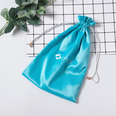 大量现货米黄色旗袍盘扣纱袋翻盖丝巾围巾收纳欧根纱袋可印loog详情4