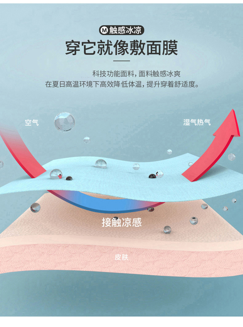冰丝无痕POLO衫男翻领宽松t恤高端商务休闲短袖高弹速干衣半袖详情5