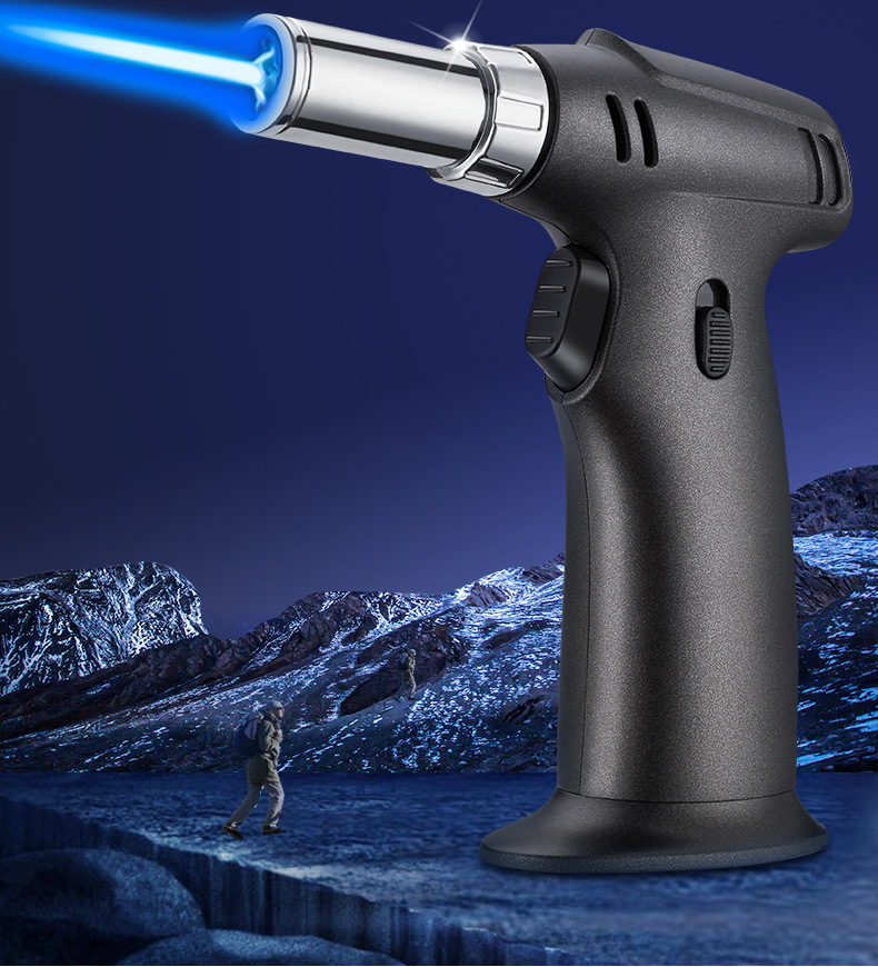 Wholesale cigar-specific moxibustion lighters, windproof direct spray household igniters, cooking spray guns pic 12