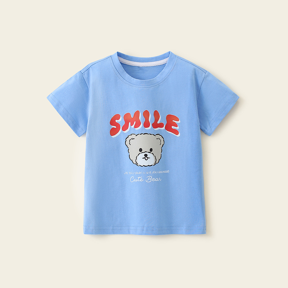 夏装2024新款儿童短袖T恤男女童夏季童装中小童韩版纯棉半袖t时髦详情23