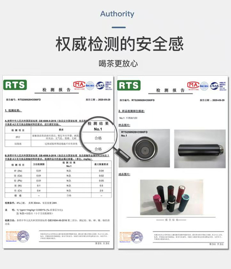 智能保温杯不锈钢大容量磨砂杯显示温度便携水杯创意礼品杯子批发详情2