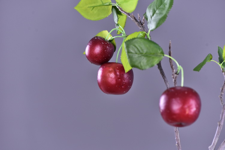 Wholesale of artificial apple branches, multi-leaf home decoration fruit branches, new Chinese-style New Year decoration berries from the manufacturer pic 43