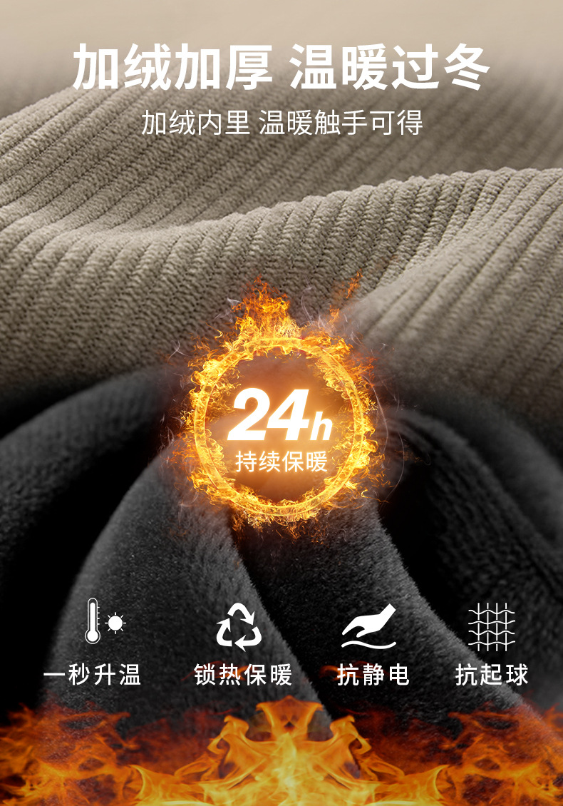 童装批发男童裤子秋冬加绒裤灯芯绒童裤儿童棉裤2022新款大童长裤详情4