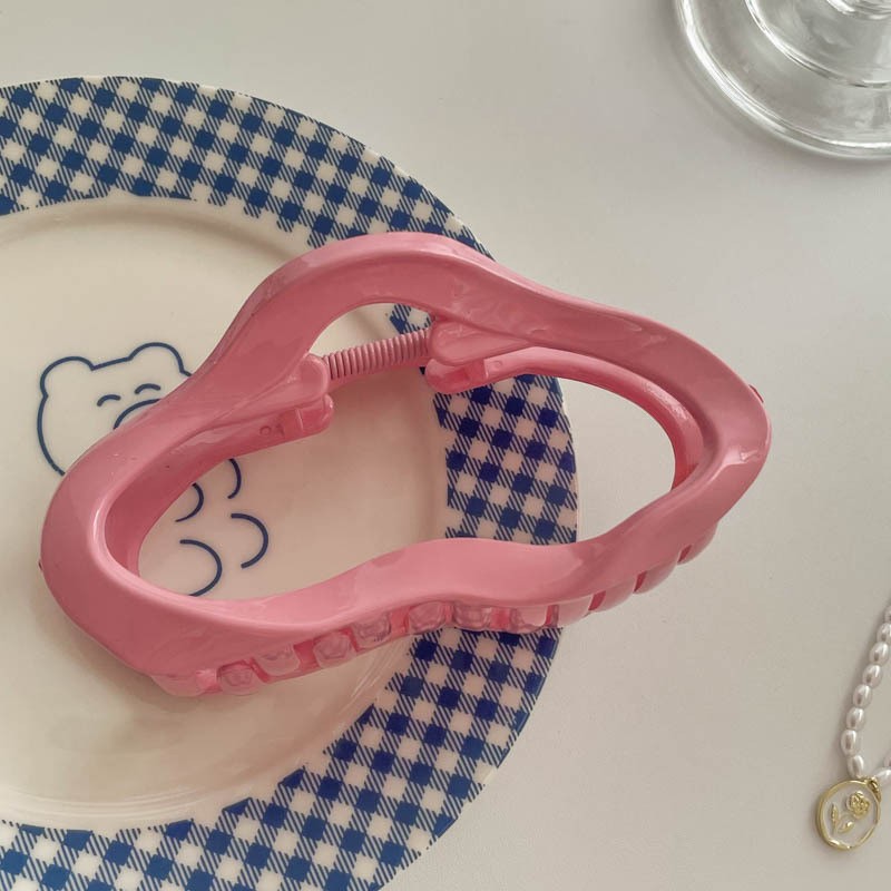 13CM curly hair clip, large hair volume, Korean-style ponytail hair accessory, high-end shark clip wholesale in Yiwu pic 21