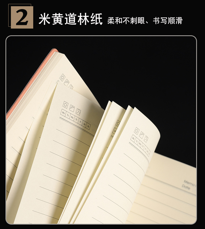 Customized logo set cover a5 for sheepskin notebooks, wholesale of handbooks, record books and notepads pic 19