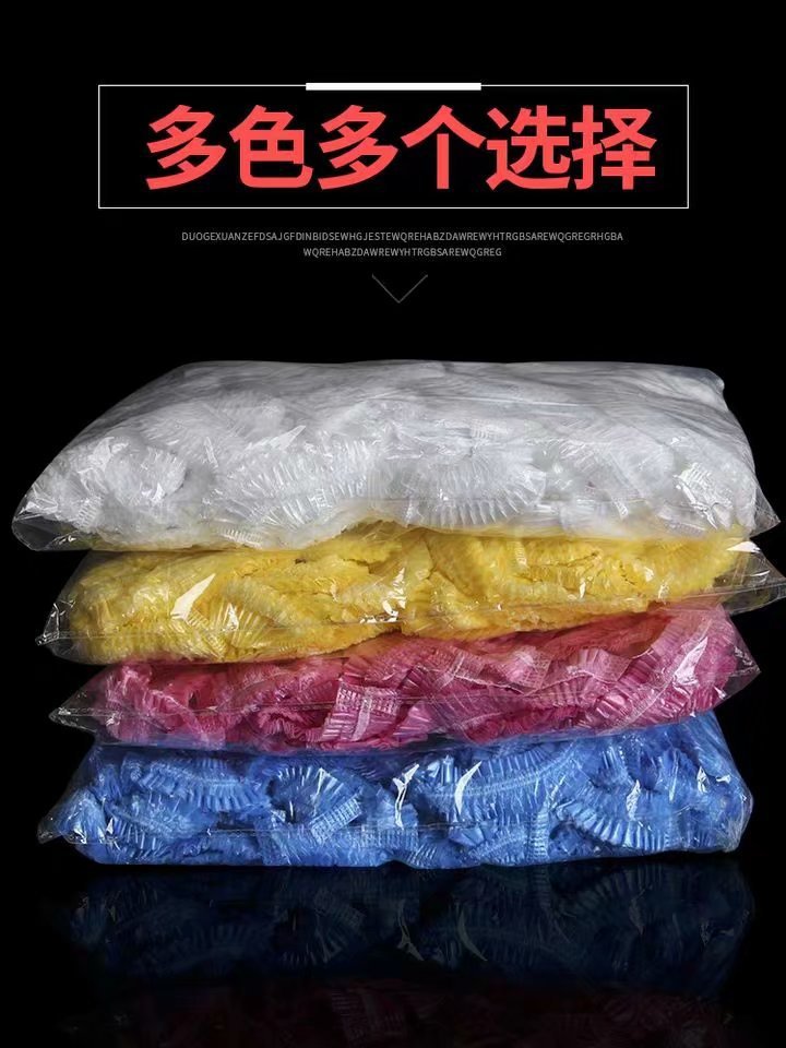 一次性头套加厚防尘防油头帽洗澡淋浴防水浴帽女成人头发焗油染发详情7