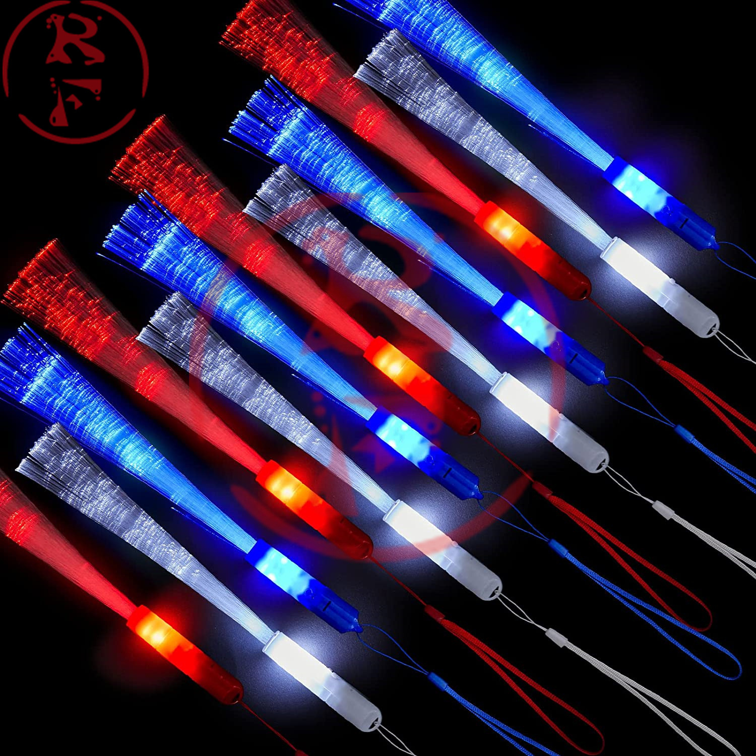 Colored optical fiber fluorescent sticks, led bars, festival parties, wedding props, concert led light-emitting optical fiber sticks pic 10