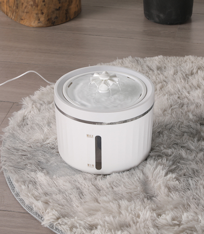 猫咪饮水机智能循环静音出水喝水插电大容量宠物饮水机狗饮水器详情27