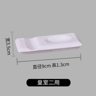 White ceramic chopstick holder, spoon holder, chopstick holder, creative chopstick holder, hotel chopstick holder, seasoning dish, sauce dish pic 6