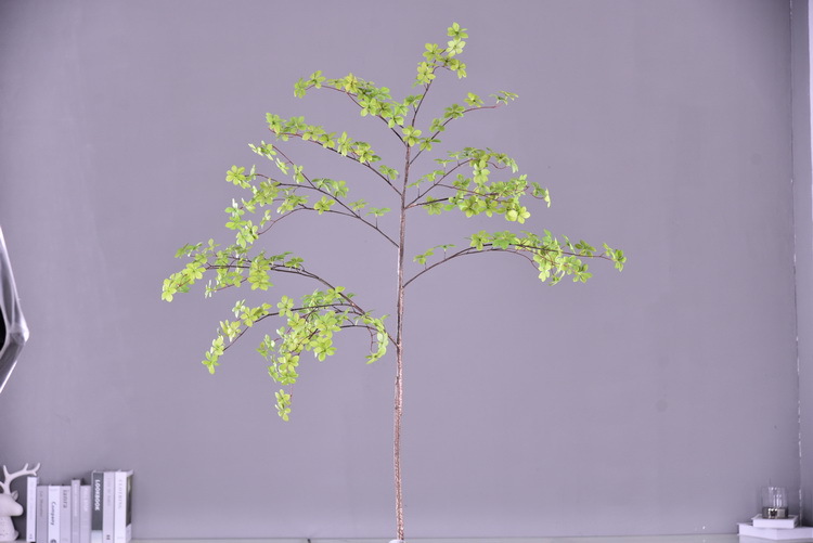 Home decoration simulation Japanese hanging bell branches, home decoration floor-standing flower figures, artificial green plant simulation leaves pic 24