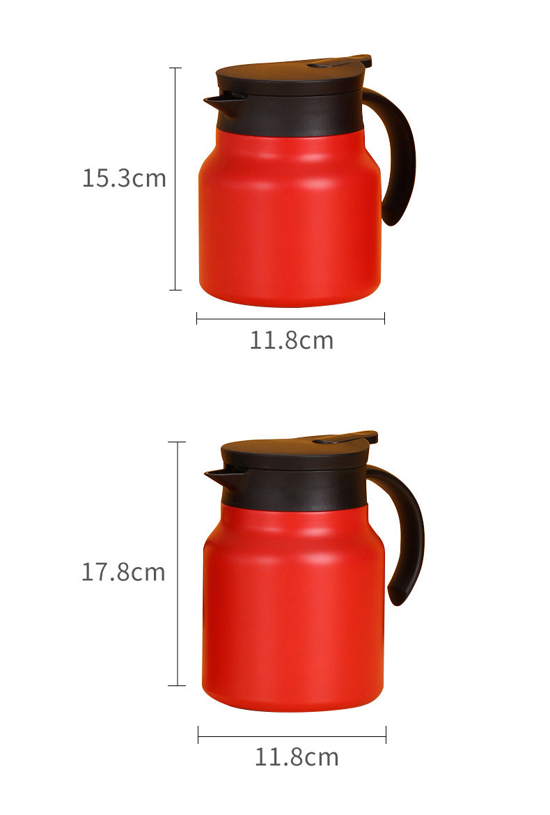 汕鑫 星巴克 304不锈钢保温壶咖啡杯家用办公茶水分离便携车载保温保冷大容量按压手柄详情10