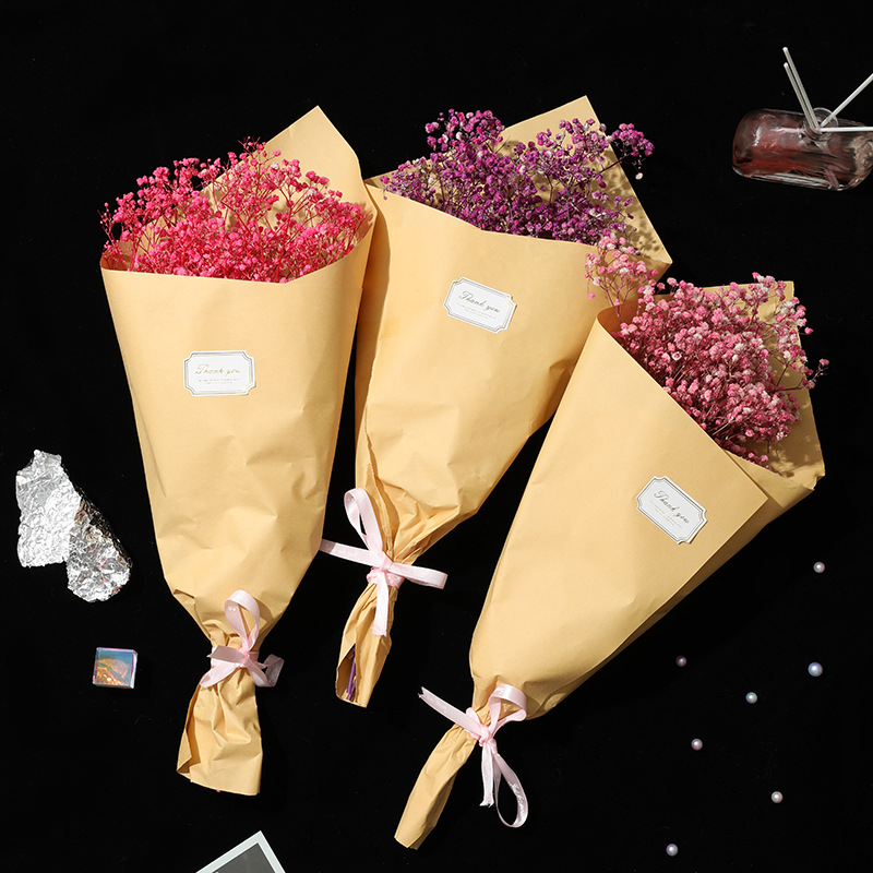 满天星干花花束三八节礼物情人节花束七夕礼物地摊花束精美礼品详情7