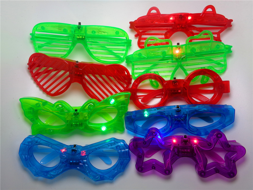 Birthday party glowing eyes, flashing cheers, blinds, LED eyes, street stall bestsellers, plastic butterfly eyes pic 4