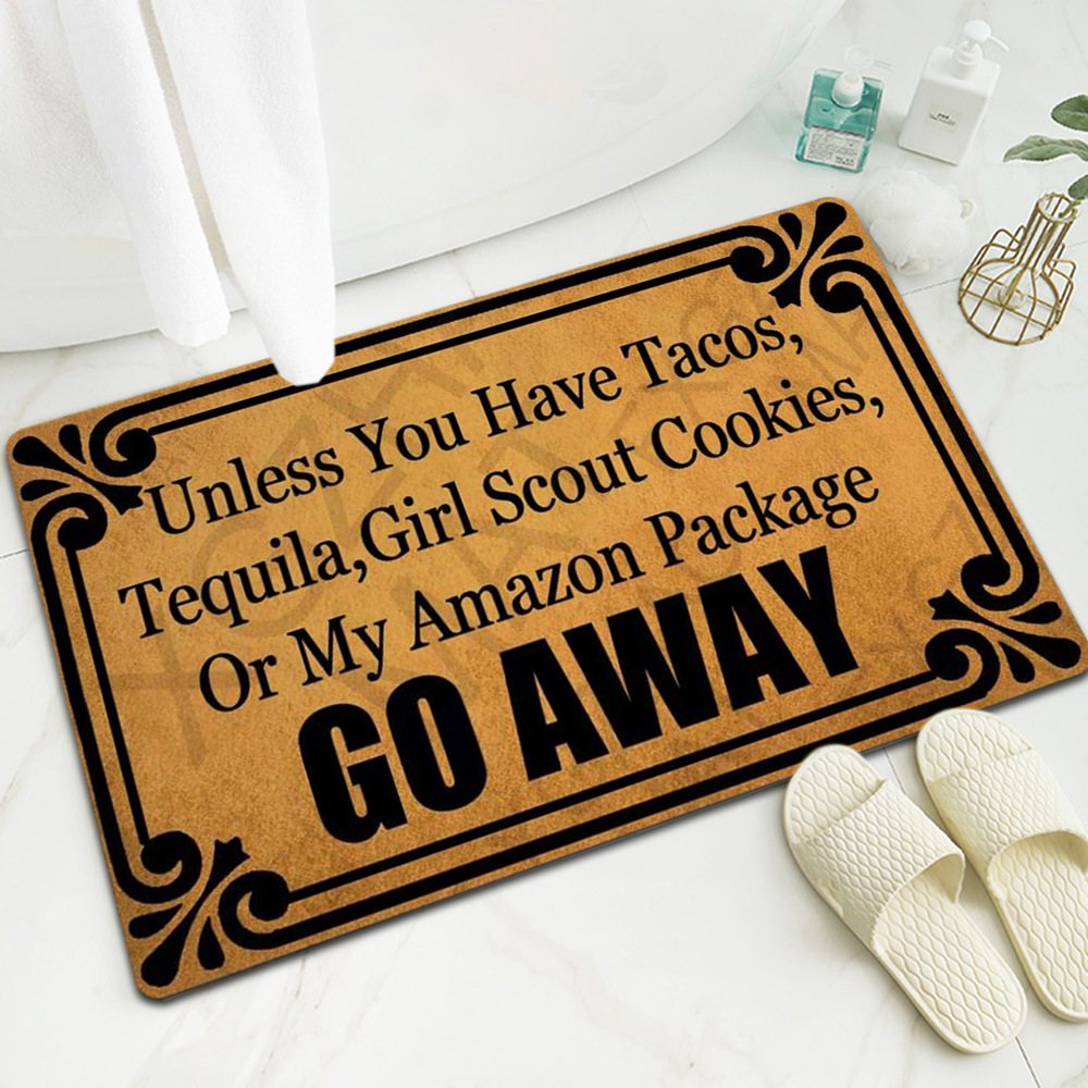 跨境亚马逊爆款数码印花橡胶地垫入户门厅地毯家用门口入门脚垫子详情24