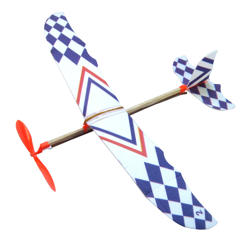 Mini miniature Thunderbird, divine bird, rubber band, power aircraft, glider, model aircraft, experiment, diy, science and education pic 10