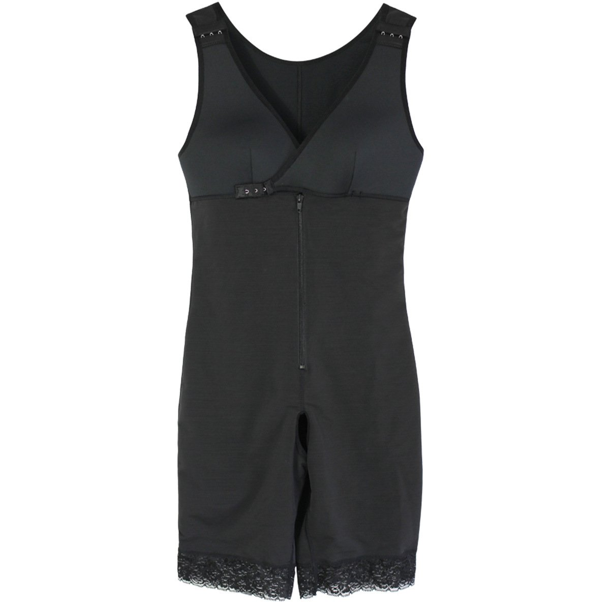 TOPMELON  爆款欧美连身收腰提臀紧身美体肥婆大码塑身衣D048详情12