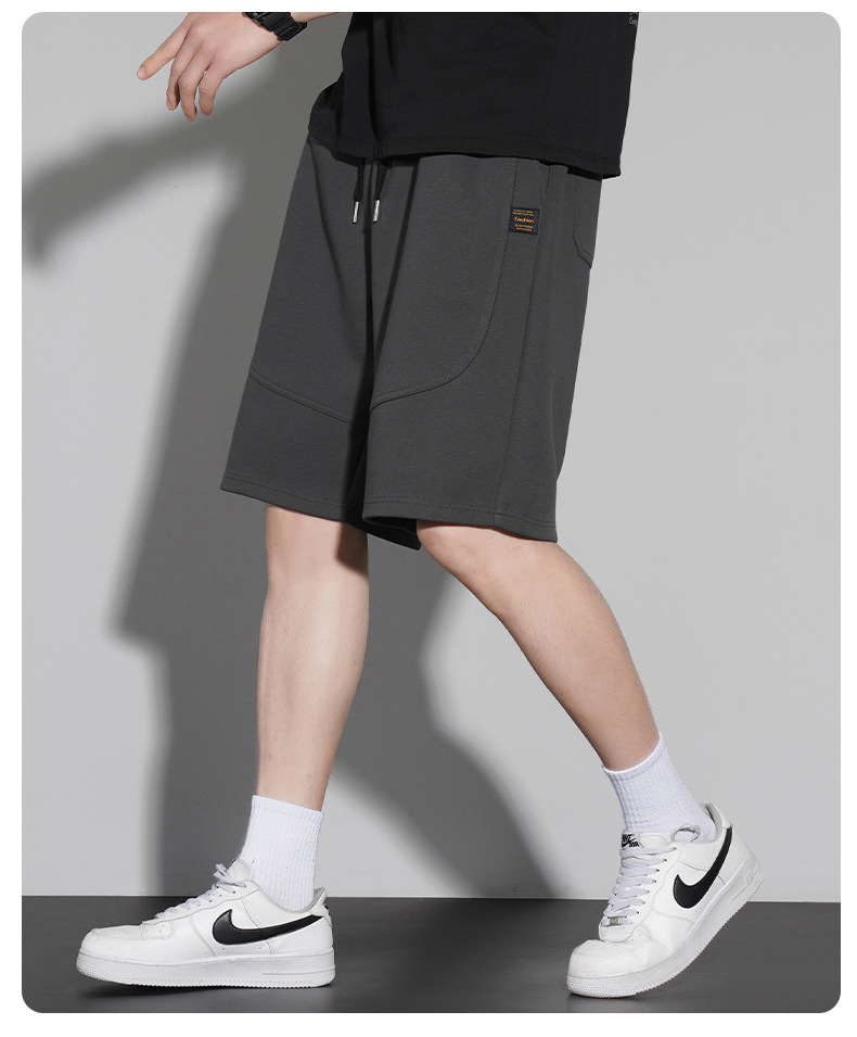 短裤男款夏季纯棉300g沙滩五分裤2023宽松潮流休闲运动裤篮球裤子详情26