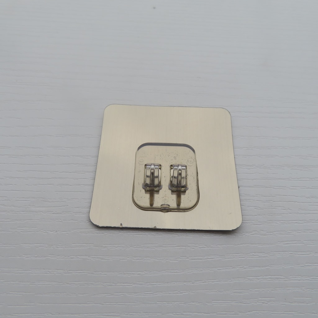 Adhesive seamless clip collection shelving, ironwork hook accessories, adhesive wall chopstick holder fixing stickers pic 9