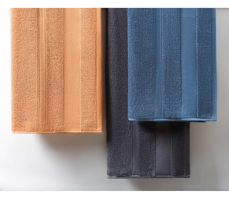 新款外贸大尺寸浴巾吸水男女通用100%纯棉加厚大浴巾套装详情13