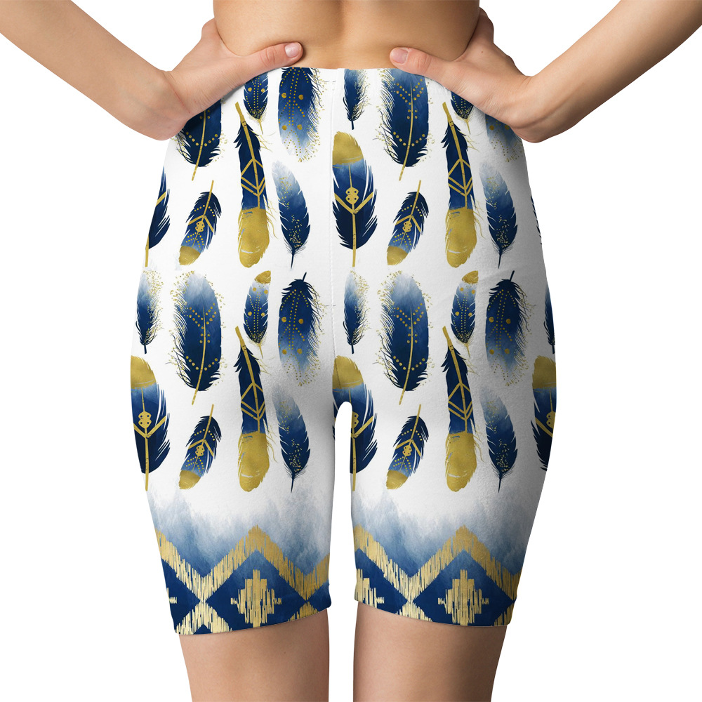 New 3D digital printed starry sky sports yoga capri shorts for cross-border Amazon from Europe and America. Please provide the printed image pic 41