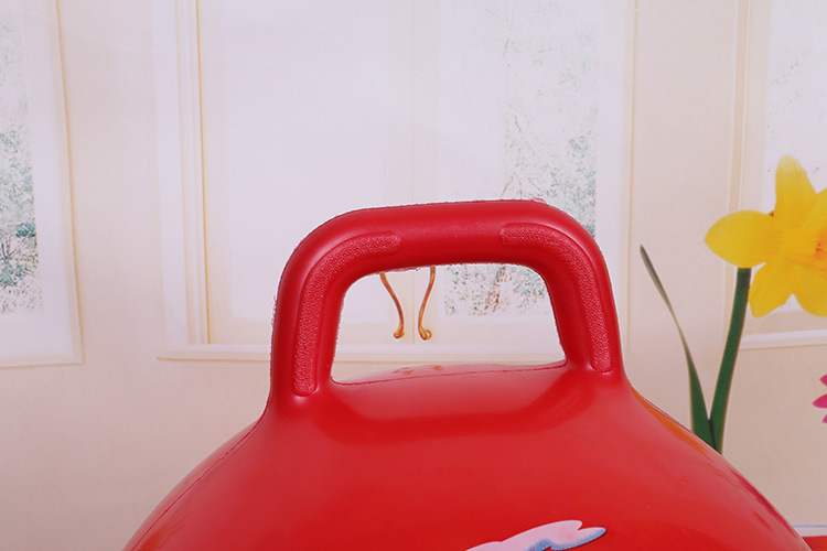 批发加厚手柄球 卡通充气球 儿童热爱手提玩具球 45cm手柄球详情25