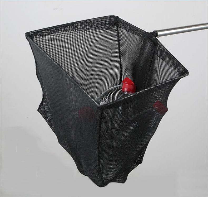 Fishing fish tank telescopic rod, large small fish net, fine fishing net, fishing net bag, stainless steel sheet net, hard handle pic 6