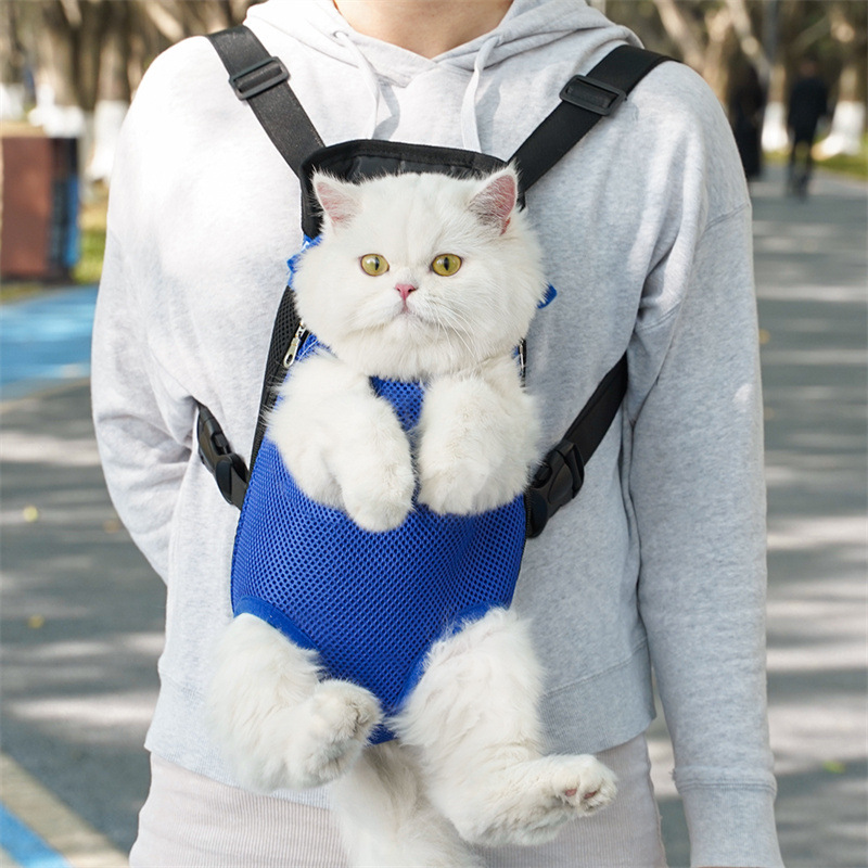 狗狗猫咪双肩包 宠物背包外出便携网布透气背包中小型犬用品批发详情27