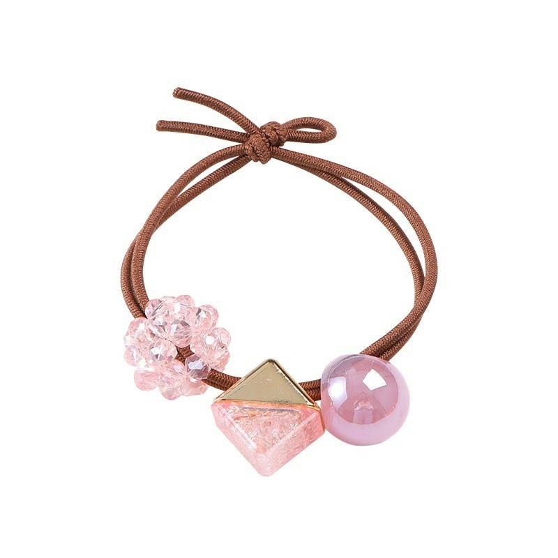 The new Korean version of the stylish and elegant hair tie for women, the bun hairstyle, the popular ponytail, and the simple square hair band for a good woman pic 9