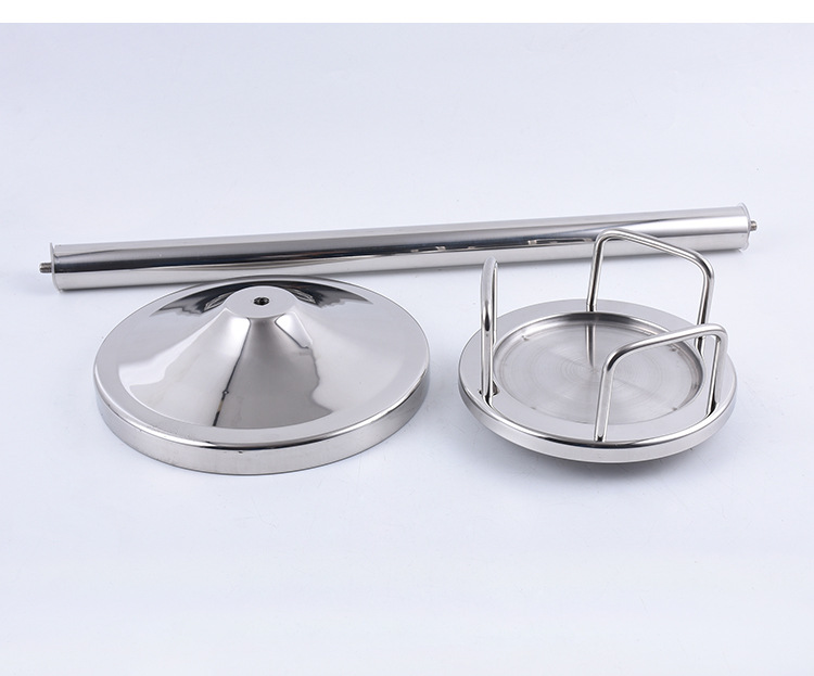 Creative banquet champagne barrel rack, wine barrel rack, stainless steel ice barrel rack, European-style ice barrel rack, luxury champagne rack pic 10