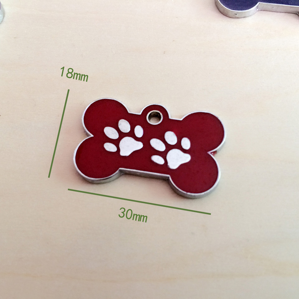 New bone pet accessories, id dog tags, pet supplies, laser anti-loss tags, direct supply from the manufacturer, one-piece consignment pic 17
