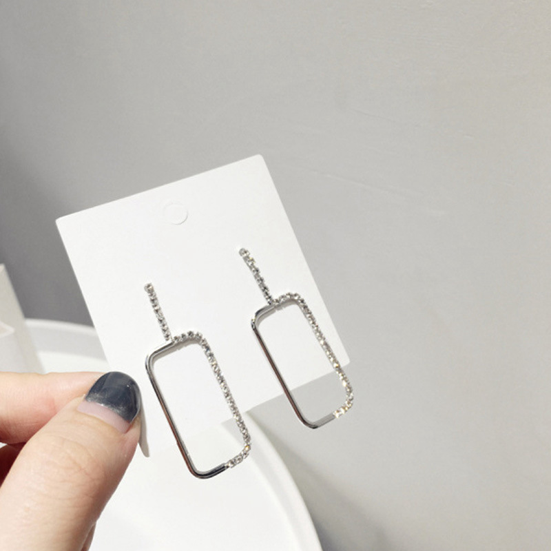 925银针复古耳环几何金属耳钉小众气质高级感爆款百搭耳饰批发详情38