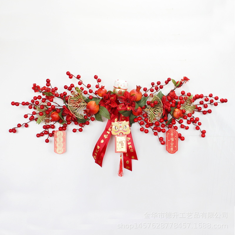 New Year decorations, festive wall-hung gifts, Lantern Festival housewarming items, Spring Festival wall decorations, New Year ornaments pic 4