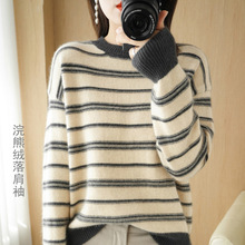 Autumn and winter stand-up collar wool core-spun yarn sweater for women, semi-high collar solid color slim fit, paired with a base layer for women 2022 new style pic 16