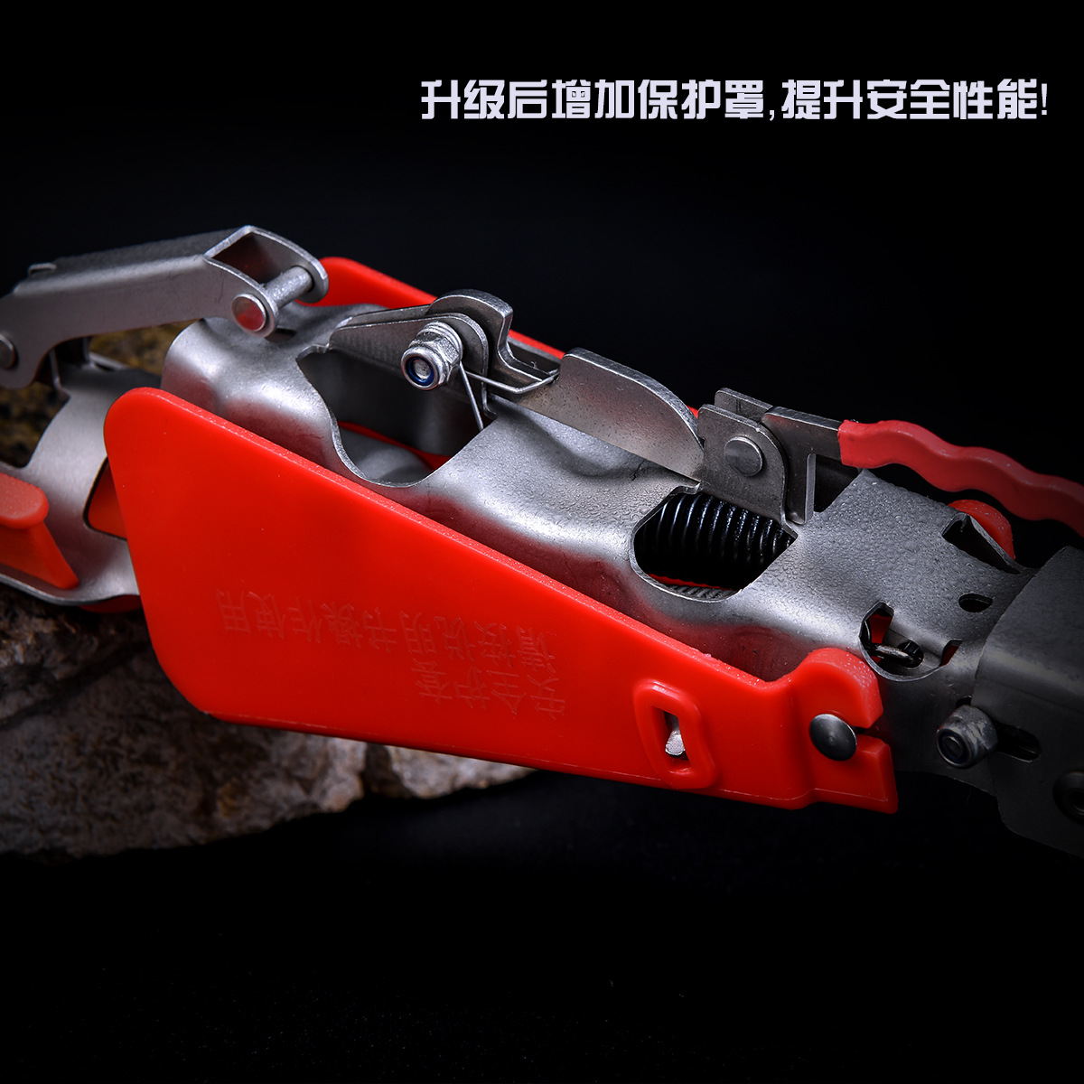 28006-5 LEO/ LeOU [5th Generation Folding Automatic Lifting Rod Stand] Stainless Steel Sea Rod Spring Stand pic 3