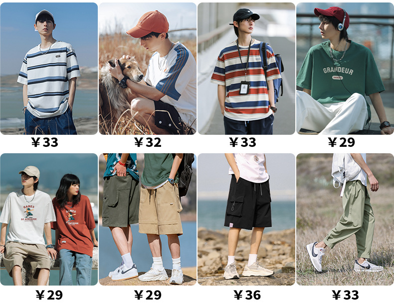 韩路主推系列 T恤男2022夏季新款炫彩小熊反光情侣短袖男装体恤详情2