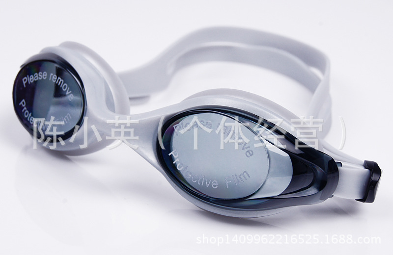 Factory direct supply of high-definition swimming goggles, flat swimming goggles, anti-fog and waterproof swimming goggles for both men and women pic 13