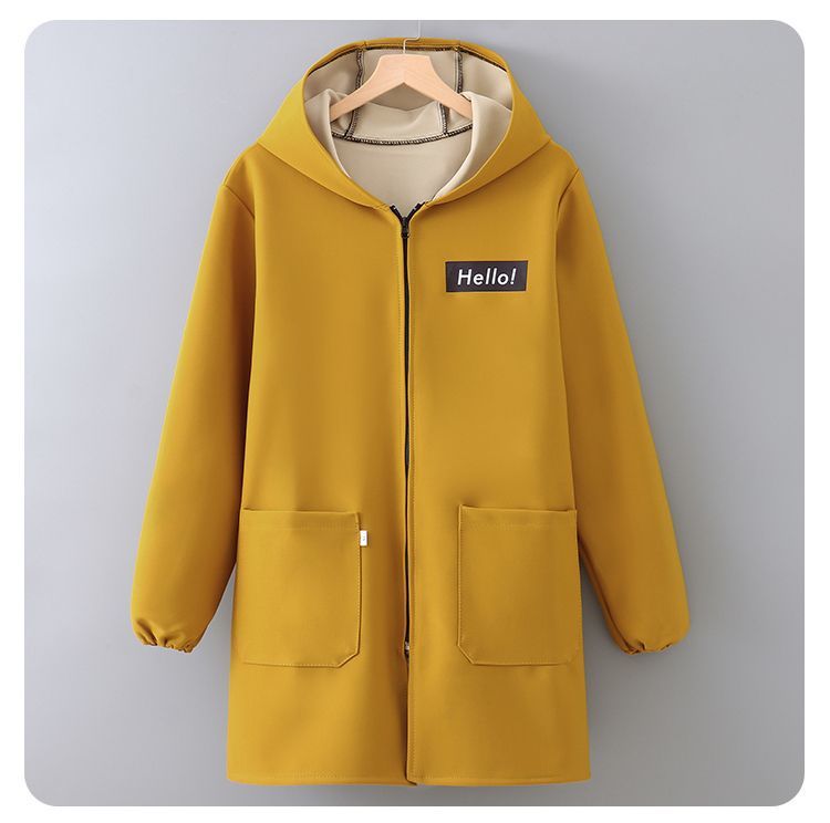 加厚罩衣工作服家用厨房户外秋冬季罩衣时尚新款做饭罩衣长袖围裙详情16