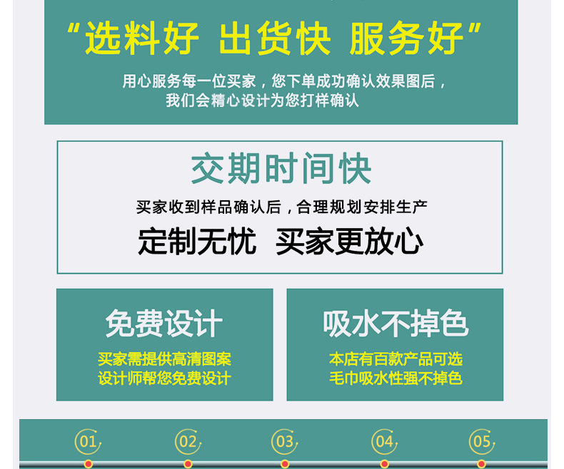 Wholesale pure cotton towels, thickened, soft, absorbent, polyester-cotton, all-cotton household face towels, gift embroidered, Gaoyang County factory pic 26