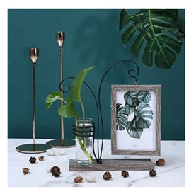 北欧轻奢五角星金属相框摆件客厅电视柜酒柜创意家居饰品装饰摆件.详情4