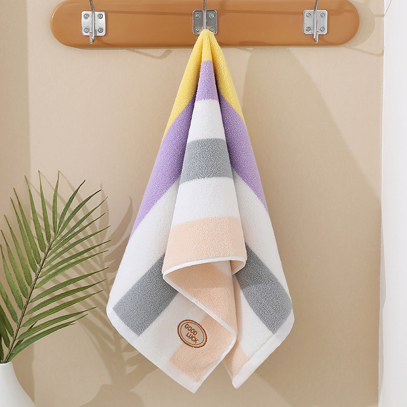 洁丽雅纯棉维也纳毛巾A类高档条纹成人洗脸吸水加厚面巾230149详情5