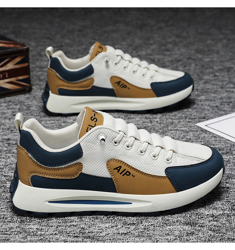 直播爆款男鞋2024新款男士休闲百搭透气网面潮鞋防滑跑步鞋子男详情12