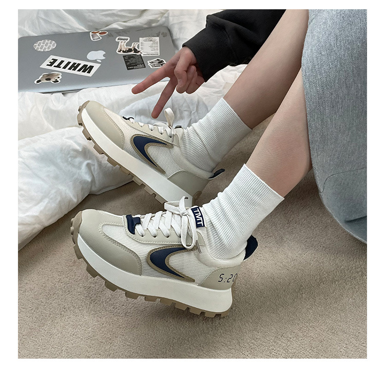  热卖2023春季新款厚底网面透气运动阿甘鞋MIS-886详情15