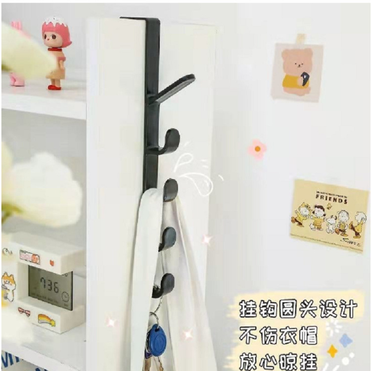 厂家直销五段门后挂架长排挂架包包挂架家用宿舍收纳神器详情8